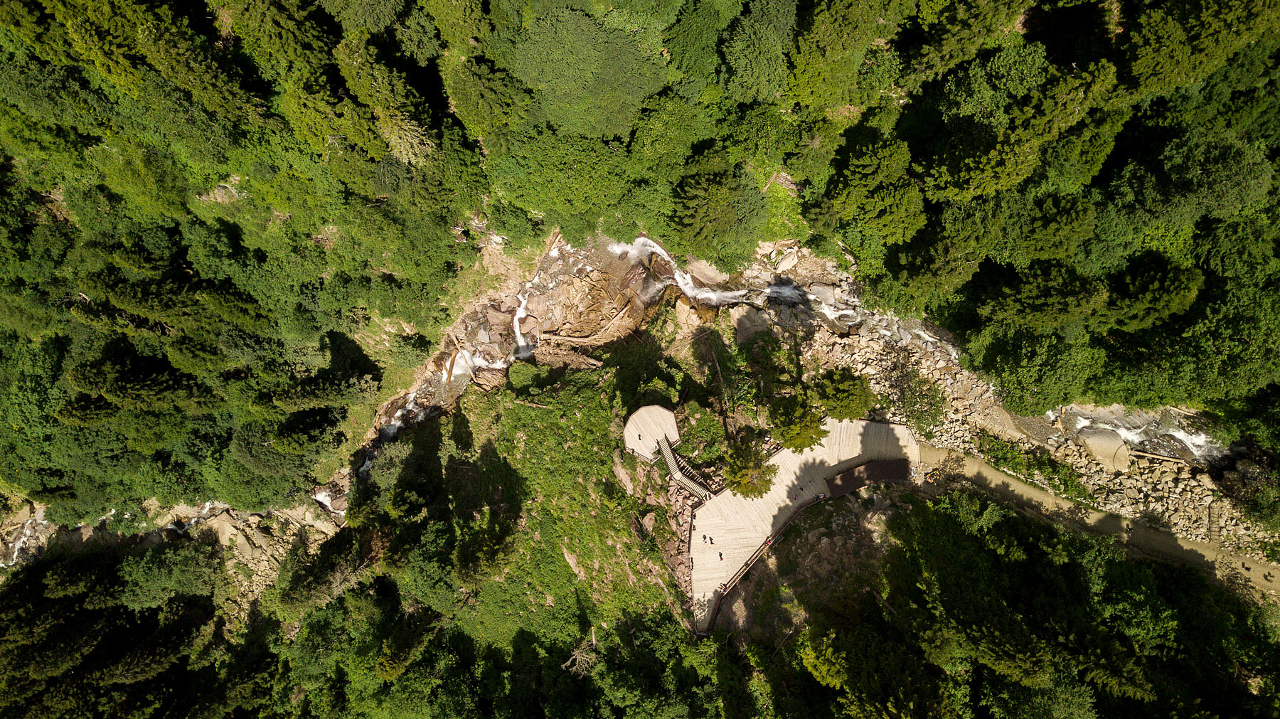 Парк водопадов «Менделиха», фото 5 - круглогодичный курорт «Роза Хутор»