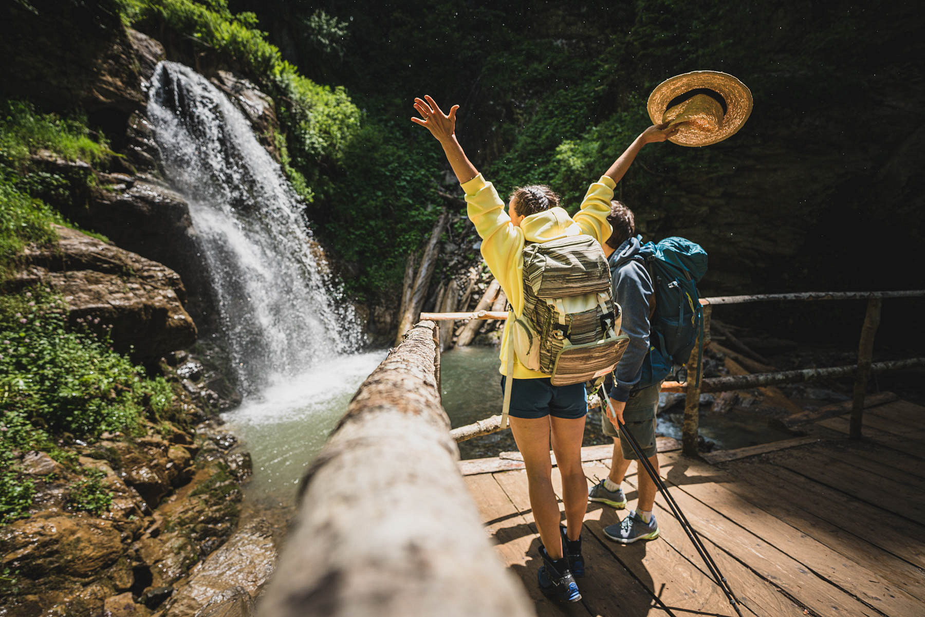 Парк водопадов «Менделиха», фото 1 - круглогодичный курорт «Роза Хутор»